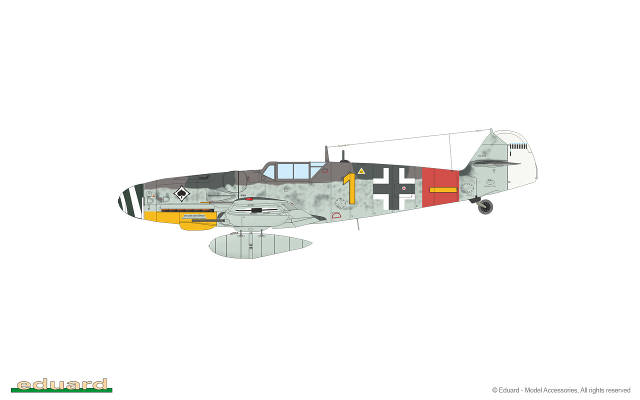 Eduard kits 70159 1:72 Messerschmitt Bf-109G-6 ProfiPACK edition