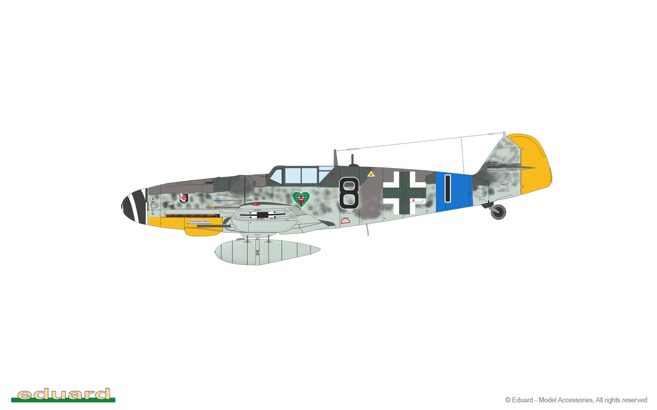 Eduard kits 70159 1:72 Messerschmitt Bf-109G-6 ProfiPACK edition