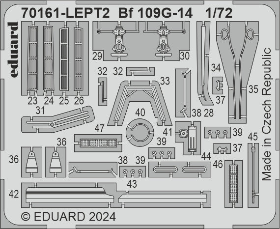 Eduard kits 70161 1:72 Messerschmitt Bf 109G-14 ProfiPACK edition