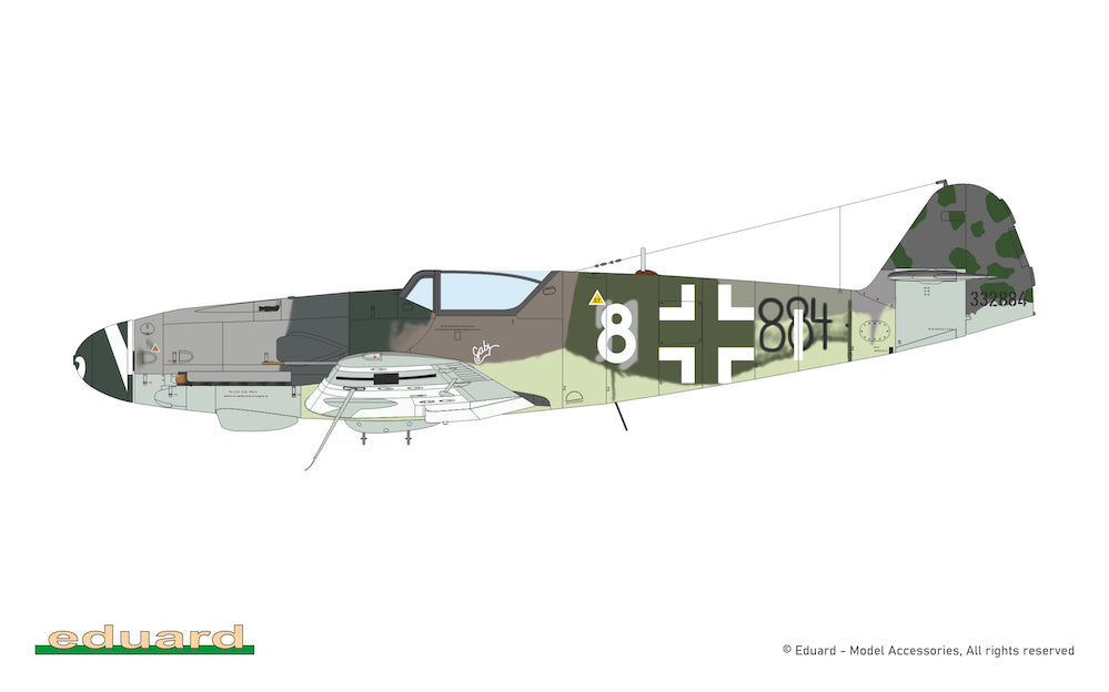 Eduard kits 70166 1:72 Messerschmitt Bf-109K-4 The ProfiPACK edition kit