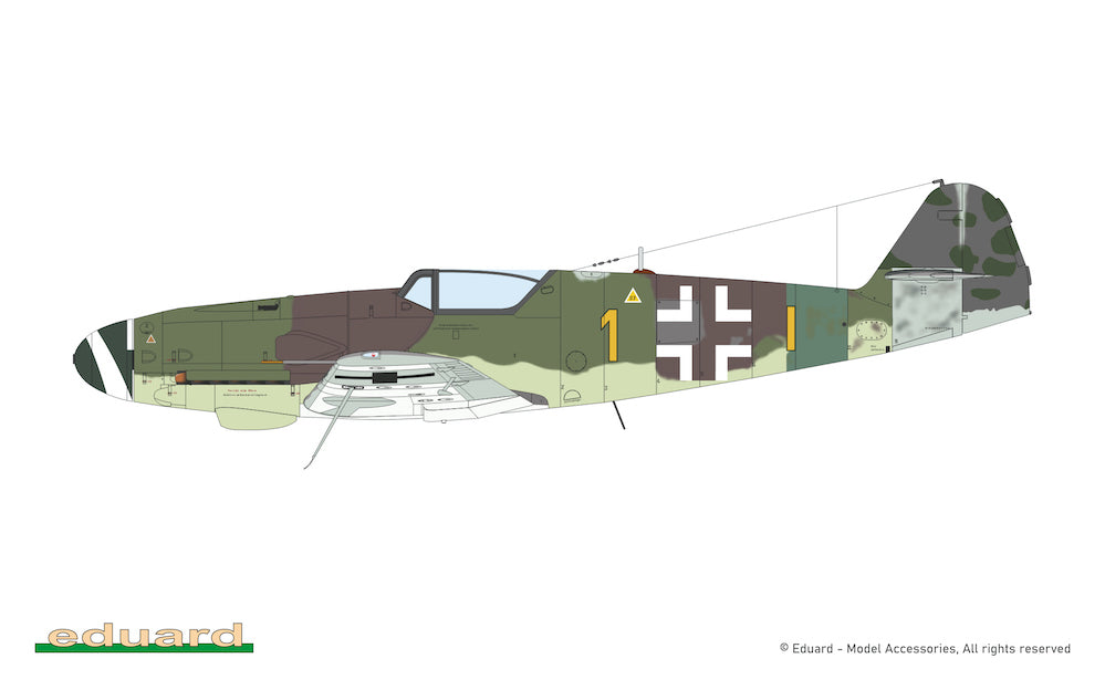 Eduard kits 70166 1:72 Messerschmitt Bf-109K-4 The ProfiPACK edition kit