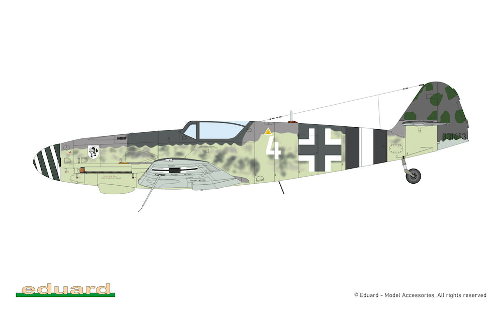 Eduard kits 70166 1:72 Messerschmitt Bf-109K-4 The ProfiPACK edition kit