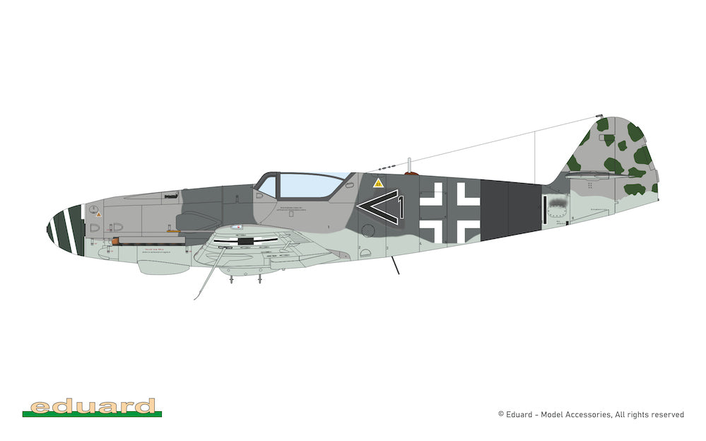 Eduard kits 70166 1:72 Messerschmitt Bf-109K-4 The ProfiPACK edition kit