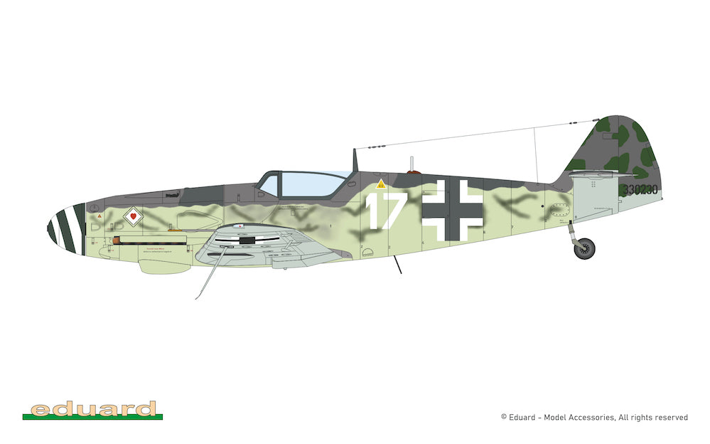 Eduard kits 70166 1:72 Messerschmitt Bf-109K-4 The ProfiPACK edition kit