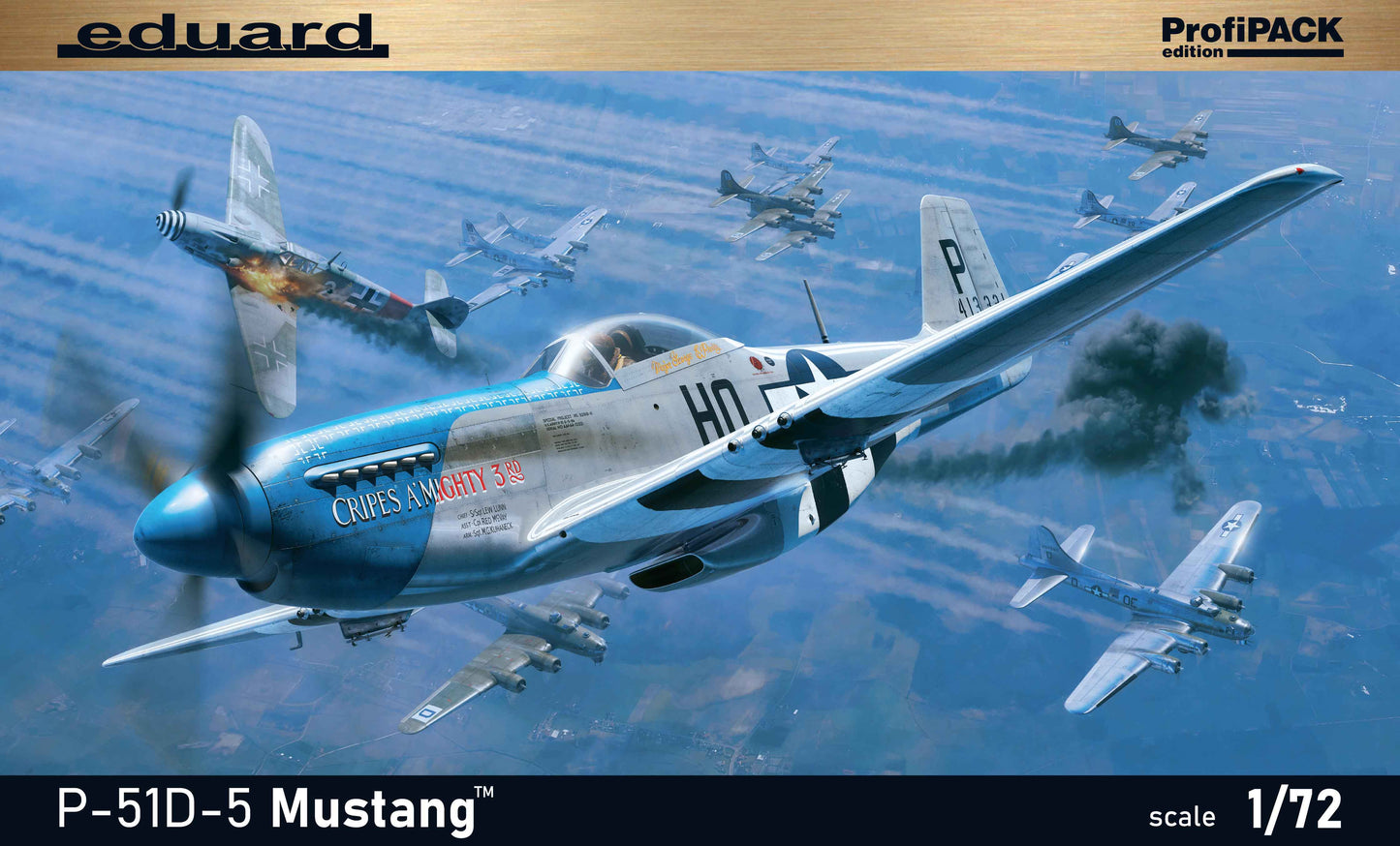 Eduard kits 70171 1:72 North-American P-51D-5 Mustang  ProfiPACK edition