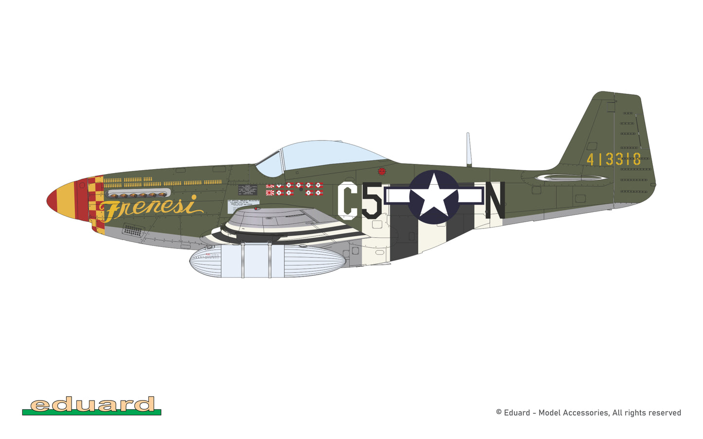 Eduard kits 70171 1:72 North-American P-51D-5 Mustang  ProfiPACK edition