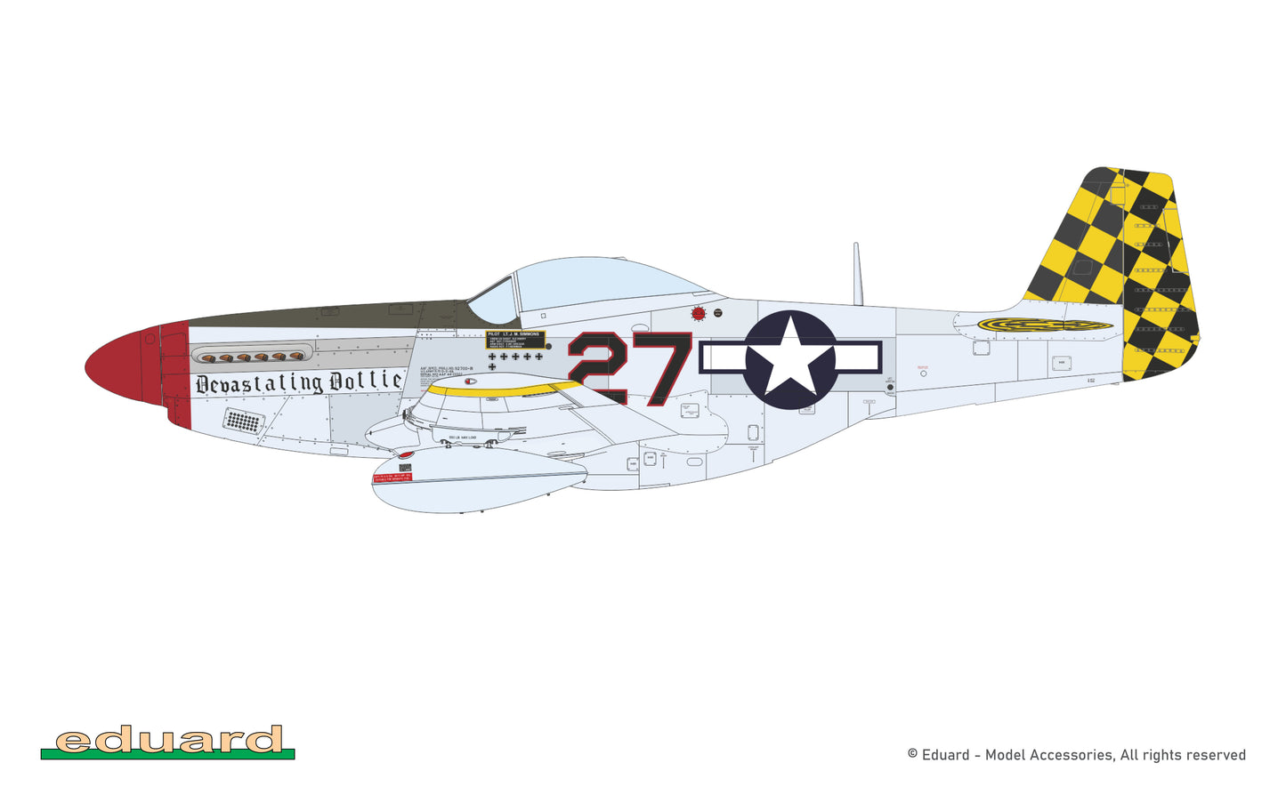 Eduard kits 70171 1:72 North-American P-51D-5 Mustang  ProfiPACK edition