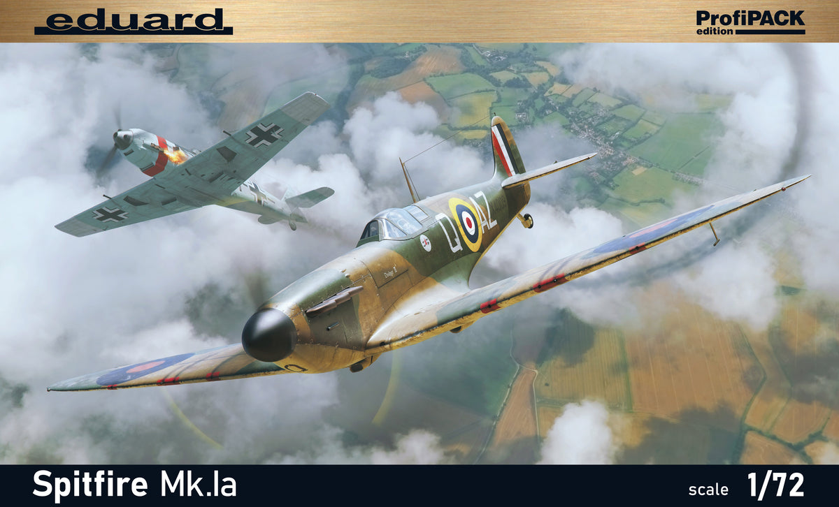 Eduard kits 70202 1:72 Supermarine Spitfire Mk.Ia The ProfiPACK edition