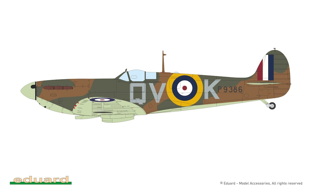 Eduard kits 70202 1:72 Supermarine Spitfire Mk.Ia The ProfiPACK edition