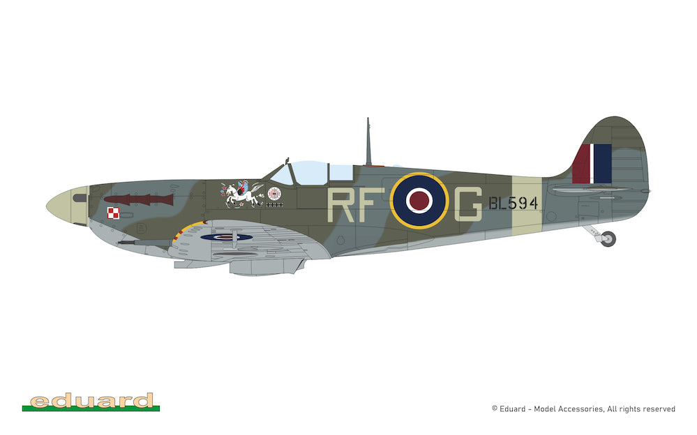 Eduard kits 70206 1:72 Supermarine Spitfire Mk.Vb mid