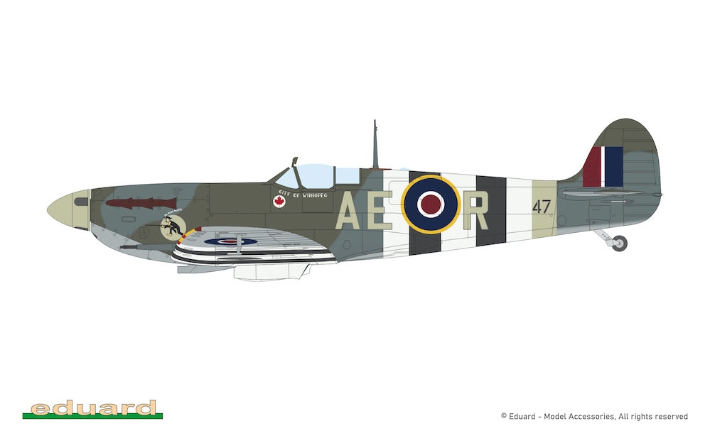 Eduard kits 70206 1:72 Supermarine Spitfire Mk.Vb mid