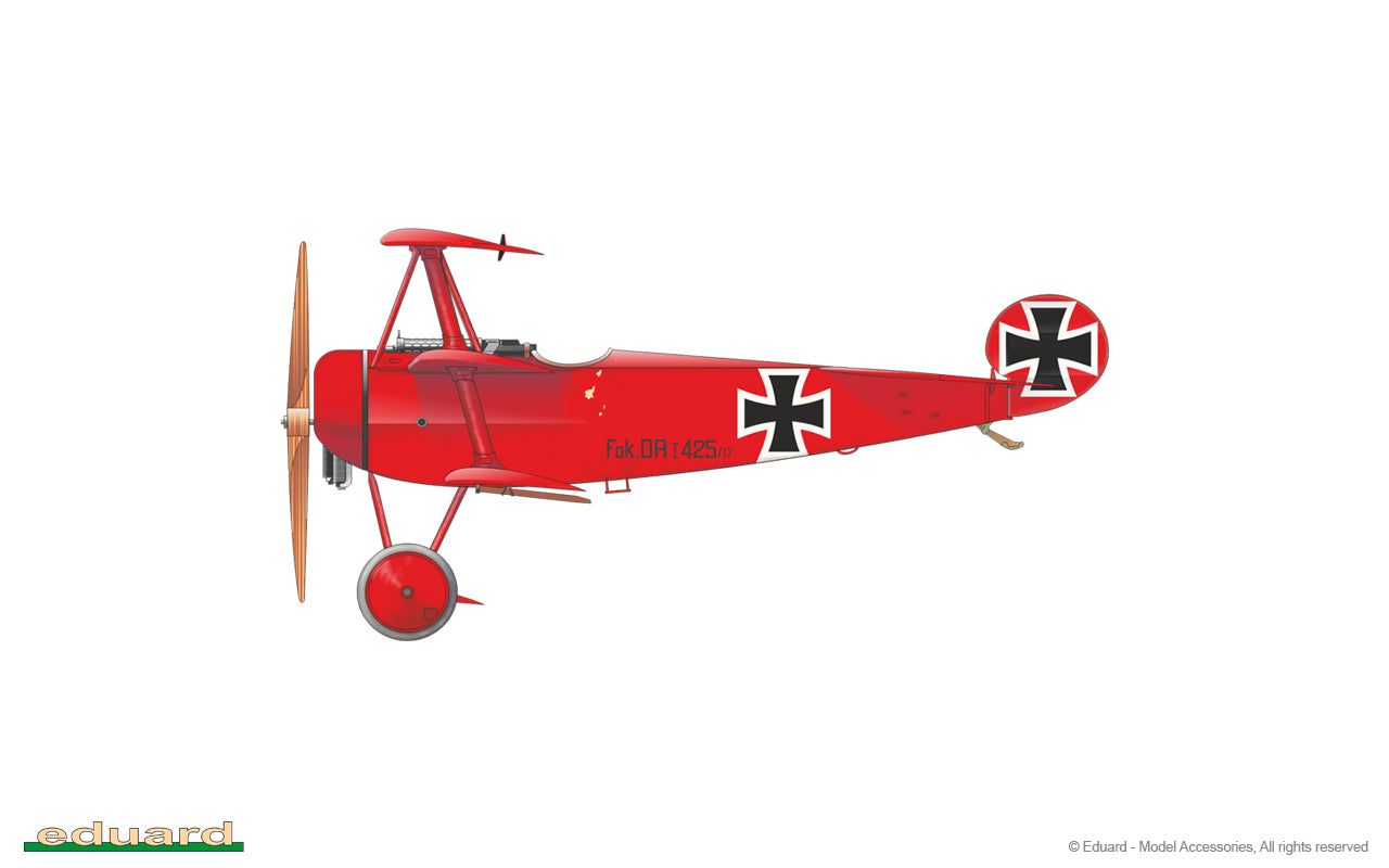 Eduard kits 7039 1:72 Fokker Dr.I Triplane ProfiPACK edition