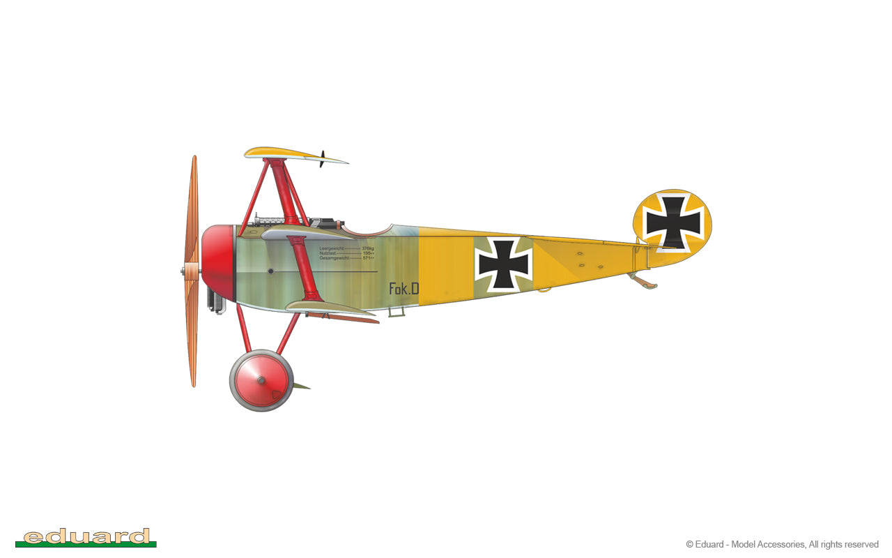 Eduard kits 7039 1:72 Fokker Dr.I Triplane ProfiPACK edition