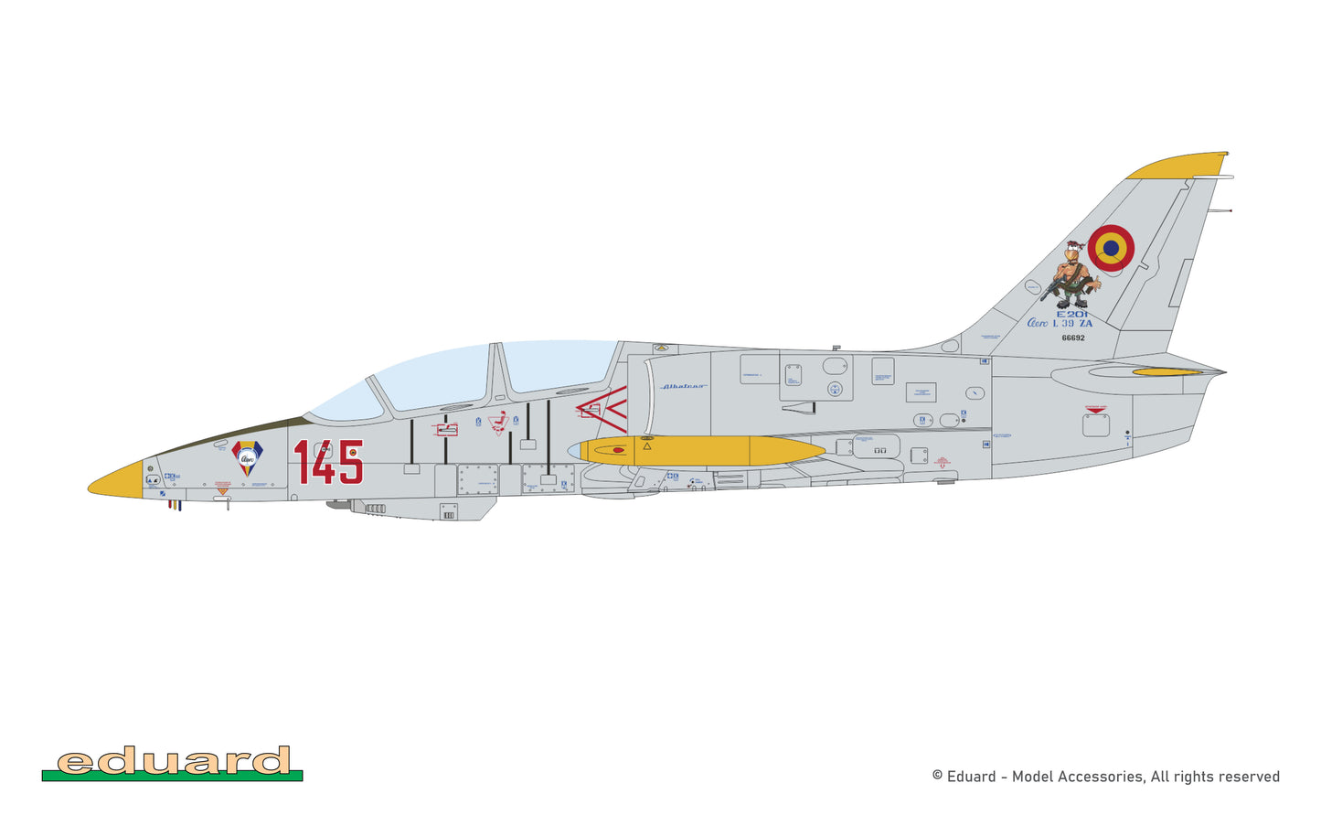 Eduard kits 7047 1:72 Aero L-39ZA Albatros ProfiPACK Edition