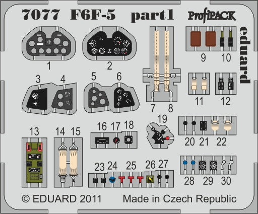 Eduard kits 7077 1:72 Grumman F6F-5 Hellcat ProfiPACK edition