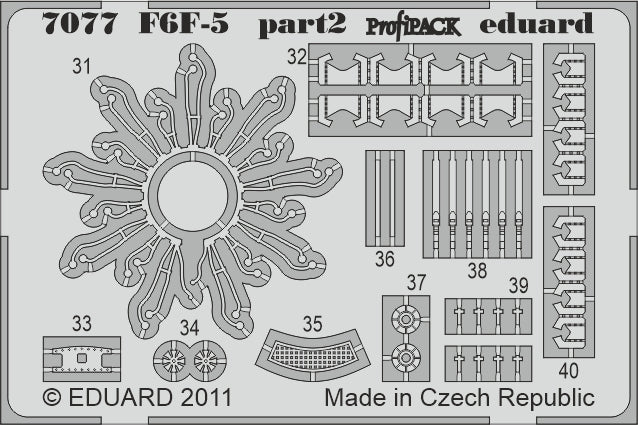 Eduard kits 7077 1:72 Grumman F6F-5 Hellcat ProfiPACK edition