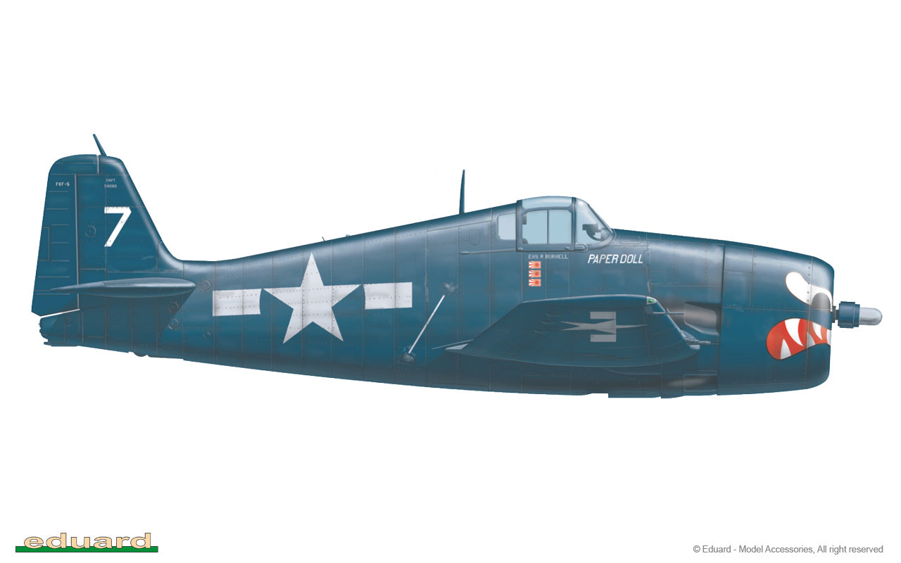 Eduard kits 7077 1:72 Grumman F6F-5 Hellcat ProfiPACK edition