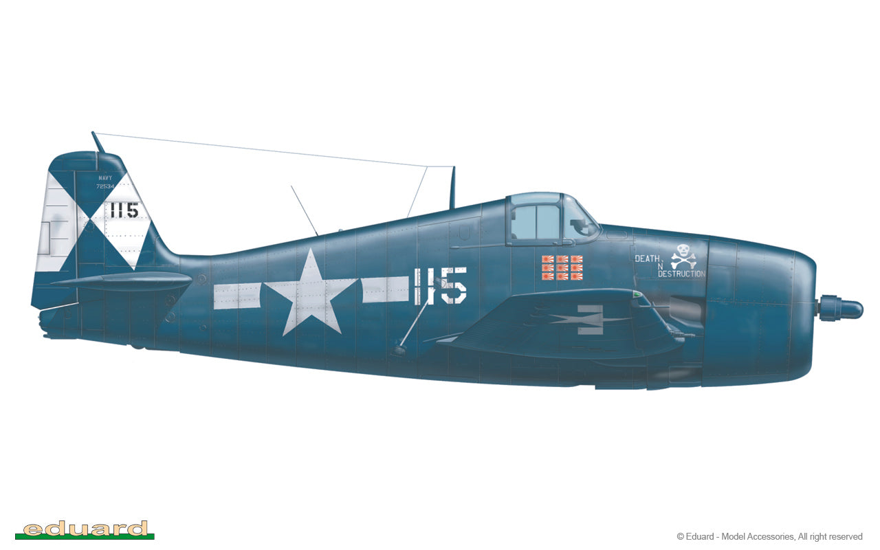 Eduard kits 7077 1:72 Grumman F6F-5 Hellcat ProfiPACK edition