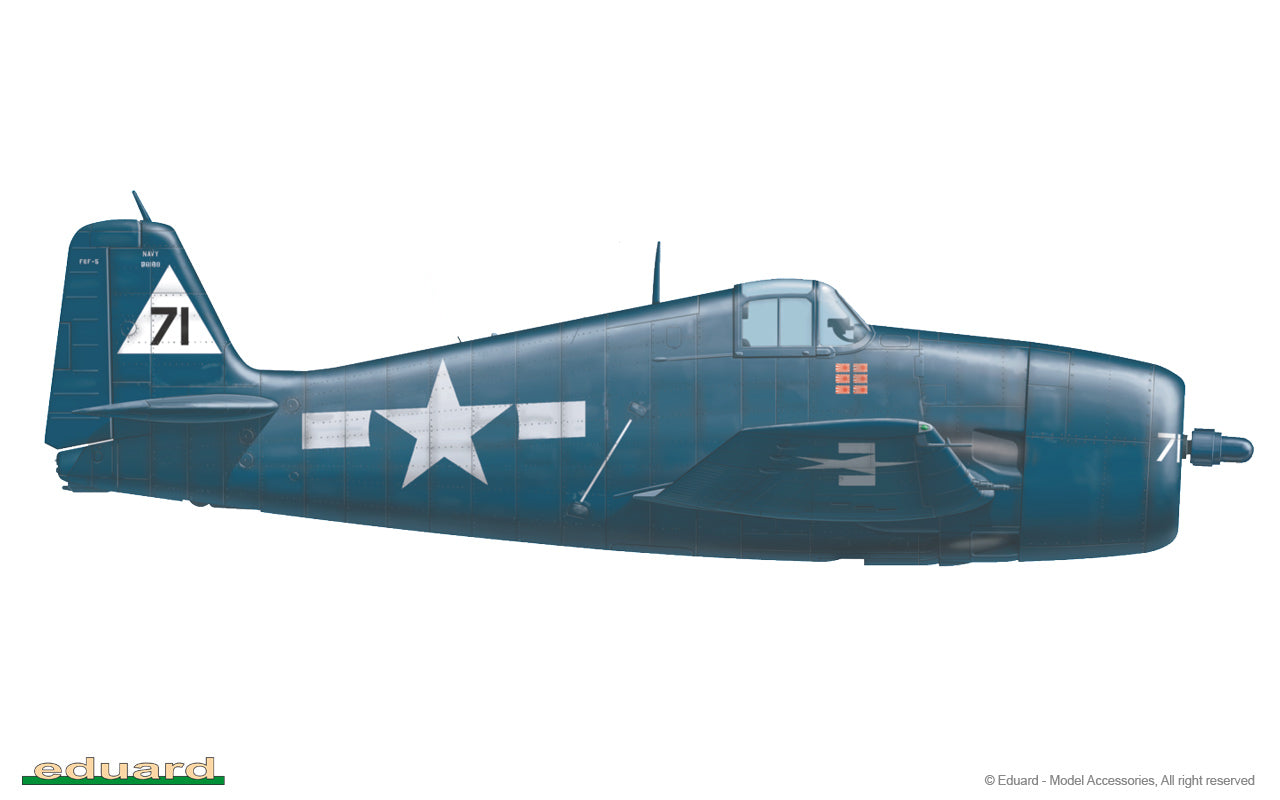 Eduard kits 7077 1:72 Grumman F6F-5 Hellcat ProfiPACK edition