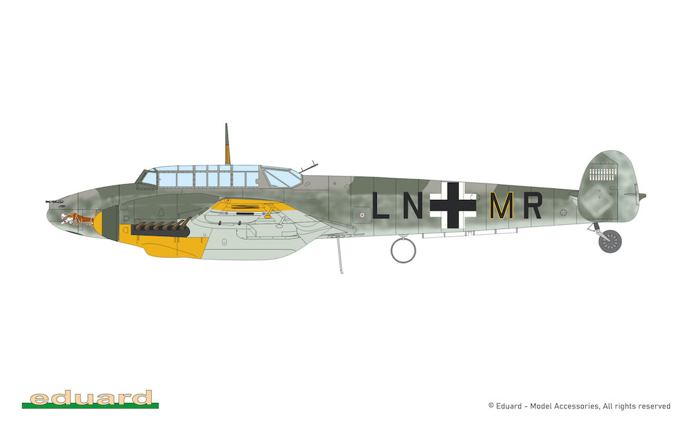 Eduard kits 7084 1:72 Messerschmitt Bf-110F The ProfiPACK edition