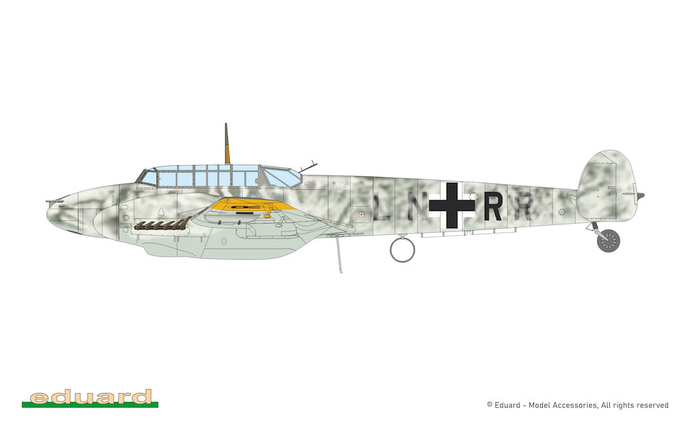 Eduard kits 7084 1:72 Messerschmitt Bf-110F The ProfiPACK edition