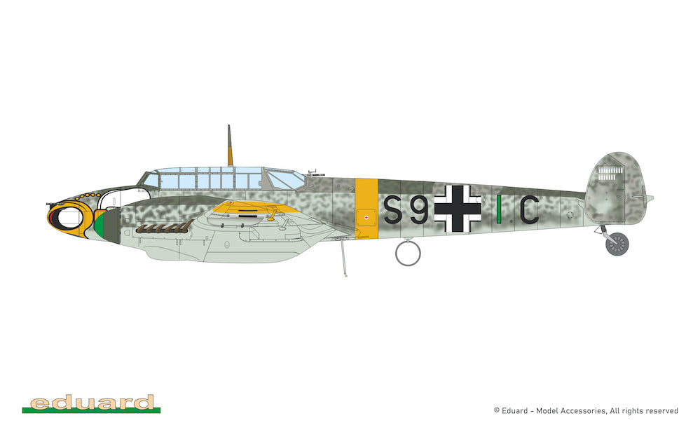 Eduard kits 7084 1:72 Messerschmitt Bf-110F The ProfiPACK edition