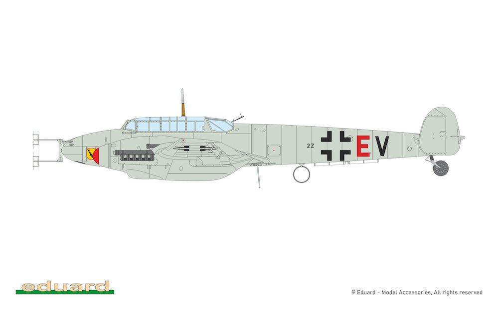 Eduard kits 7084 1:72 Messerschmitt Bf-110F The ProfiPACK edition