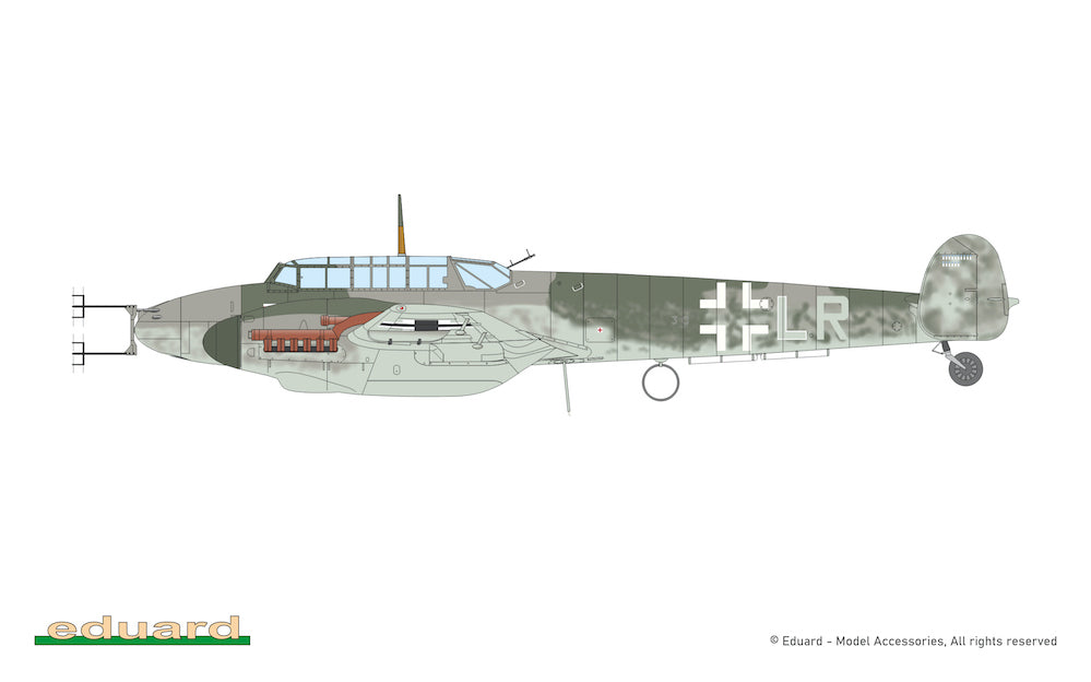 Eduard kits 7084 1:72 Messerschmitt Bf-110F The ProfiPACK edition