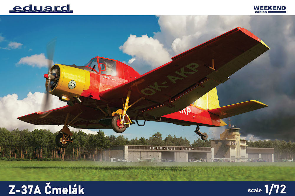 Eduard kits 7456 1:72 Let Z-37A Cmelak Weekend edition kit of Czechoslovak agricultural aircraft Z-37A Cmelak
