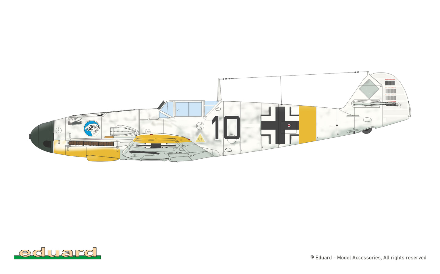 Eduard kits 7474 1:72 Messerschmitt Bf-109F-2