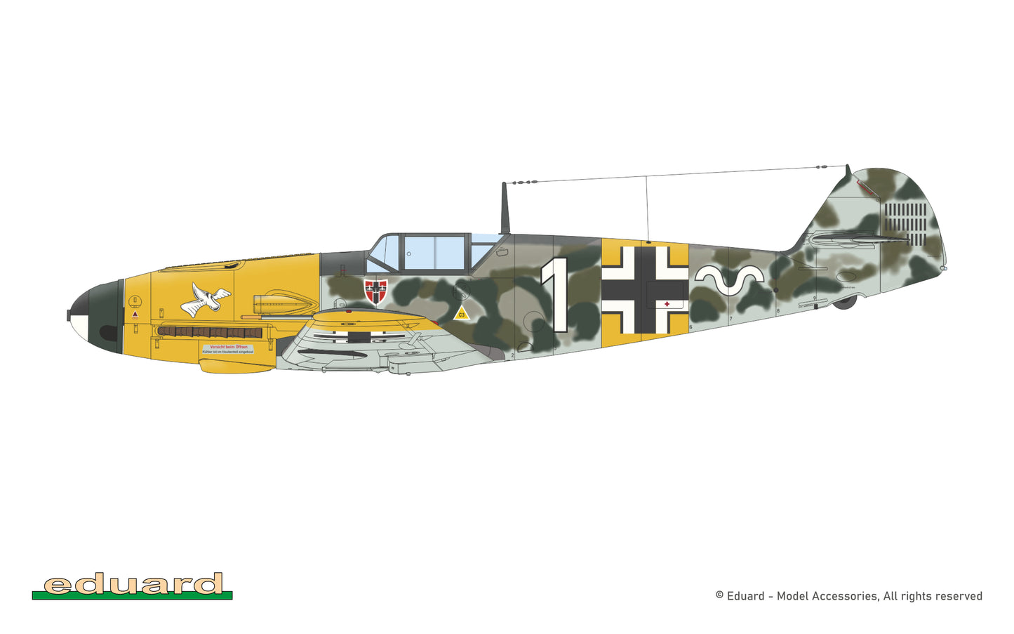 Eduard kits 7474 1:72 Messerschmitt Bf-109F-2