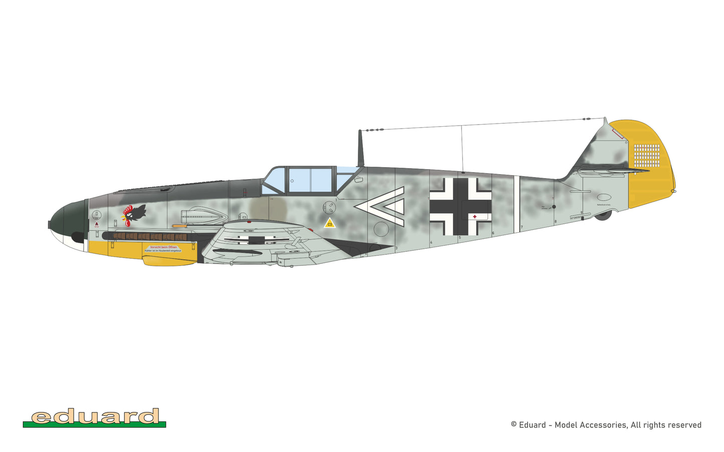 Eduard kits 7474 1:72 Messerschmitt Bf-109F-2