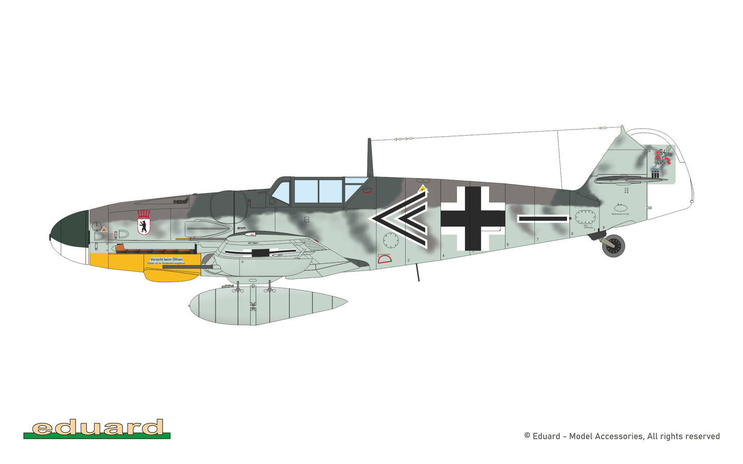 Eduard kits 7475 1:72 Messerschmitt Bf-109G-6