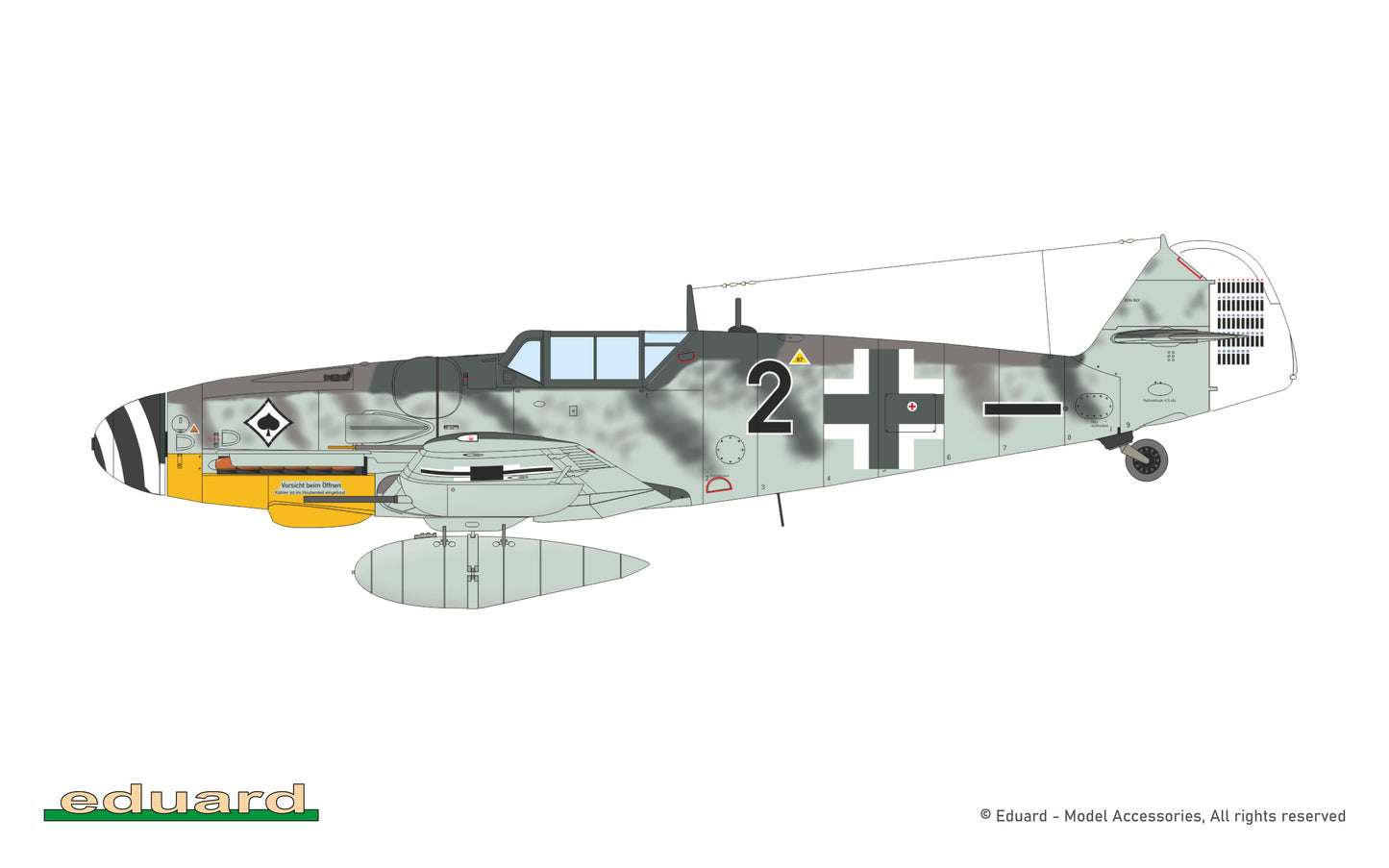 Eduard kits 7475 1:72 Messerschmitt Bf-109G-6