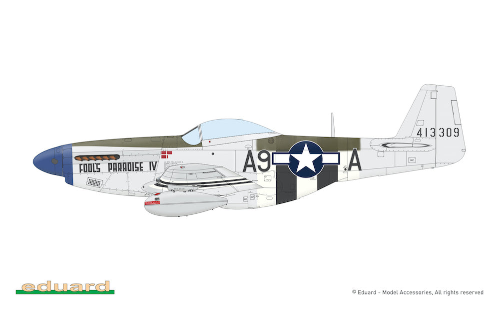 Eduard kits 7476 1:72 North-American P-51D-5 Mustang The Weekend edition
