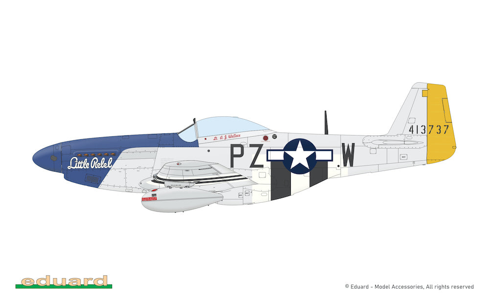Eduard kits 7476 1:72 North-American P-51D-5 Mustang The Weekend edition