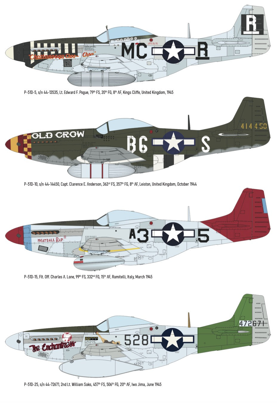 Eduard kits 7477 1:72 North-American P-51D Mustang  Weekend edition