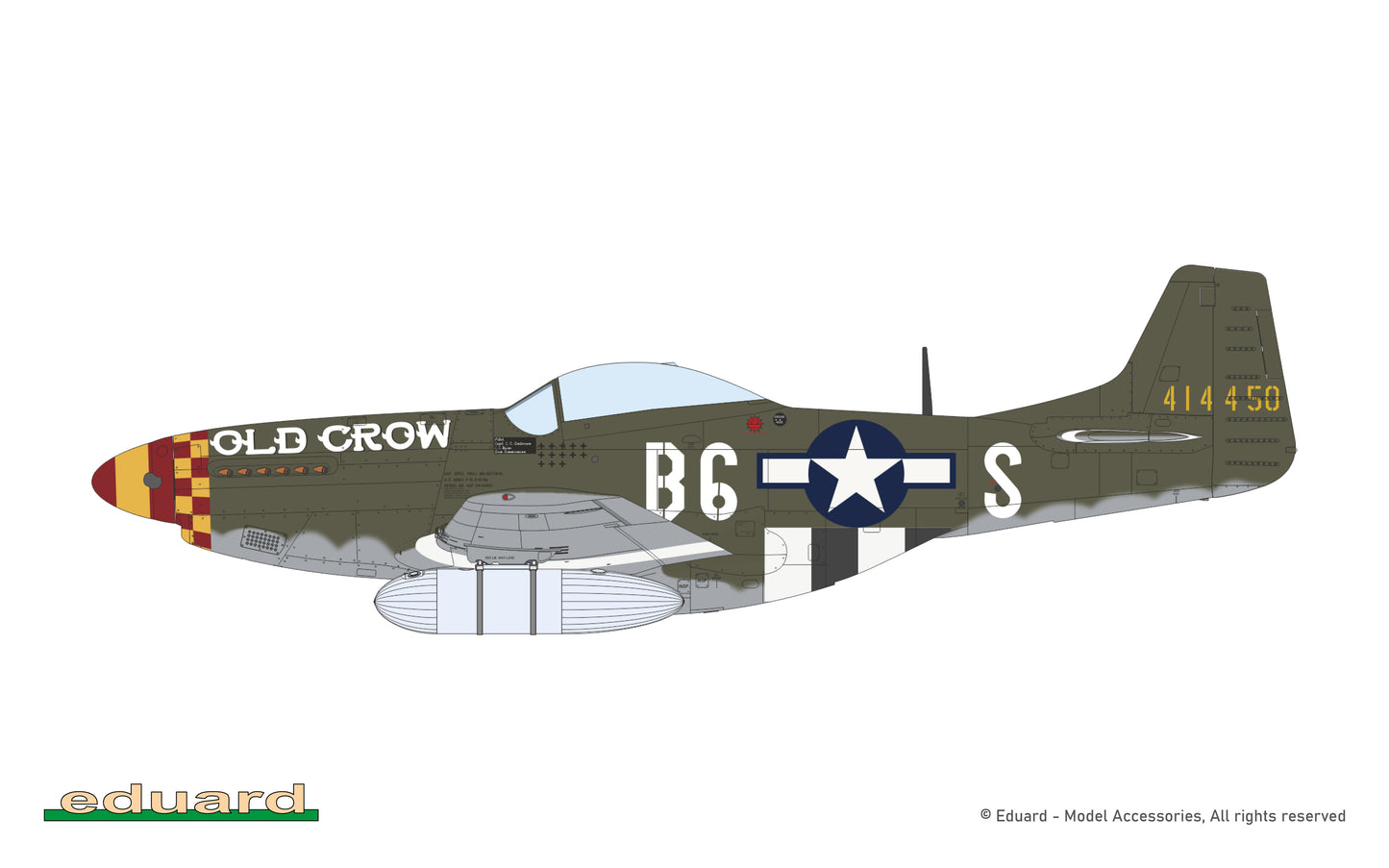 Eduard kits 7477 1:72 North-American P-51D Mustang  Weekend edition