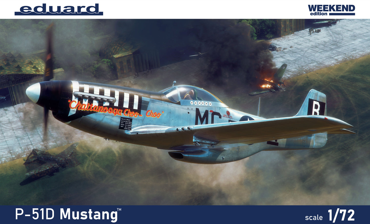 Eduard kits 7477 1:72 North-American P-51D Mustang  Weekend edition