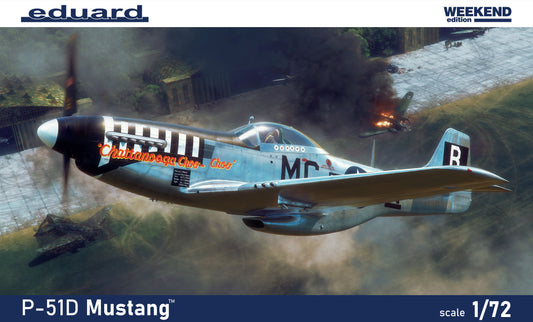 Eduard kits 7477 1:72 North-American P-51D Mustang  Weekend edition
