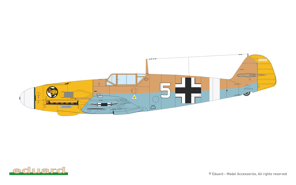 Eduard kits 7478 1:72 Messerschmitt Bf-109F-4 The Weekend edition kit of German WWII fighter plane Bf 109F-4 in 1/72 scale.- plastic parts: Eduard - marking options: 4 - decals: Eduard - PE parts: no - painting mask: no - resin parts: noCOL ABf 109F-4/Z,