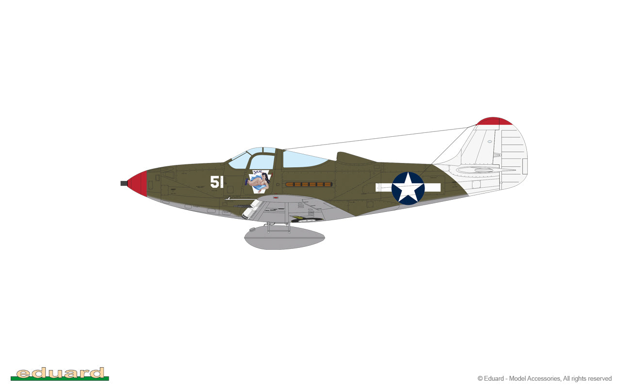 Eduard kits 8067 1:48 Bell P-39N Airacobra ProfiPACK edition