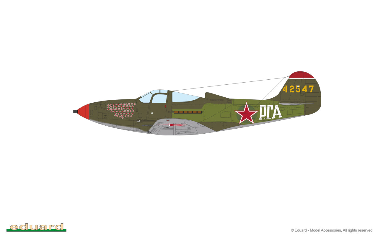 Eduard kits 8067 1:48 Bell P-39N Airacobra ProfiPACK edition