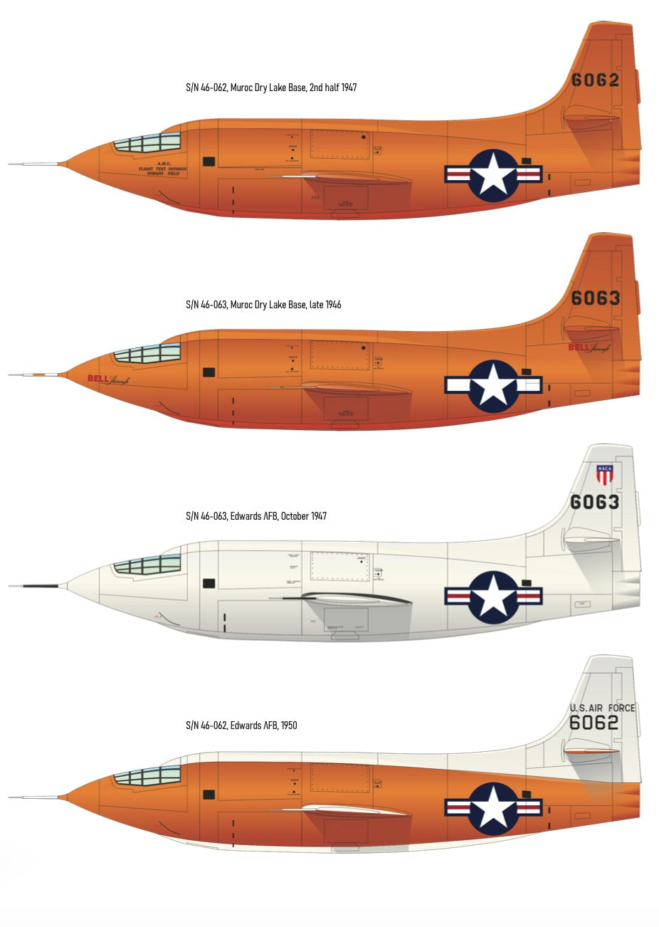 Eduard kits 8079 1:48 Bell X-1 Mach Buster ProfiPACK edition