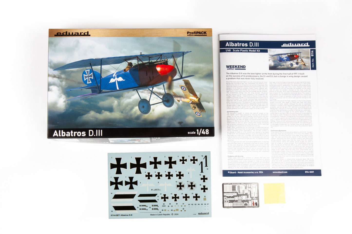 Eduard kits 8114 1:48 Albatros D.III New edition ProfiPACK