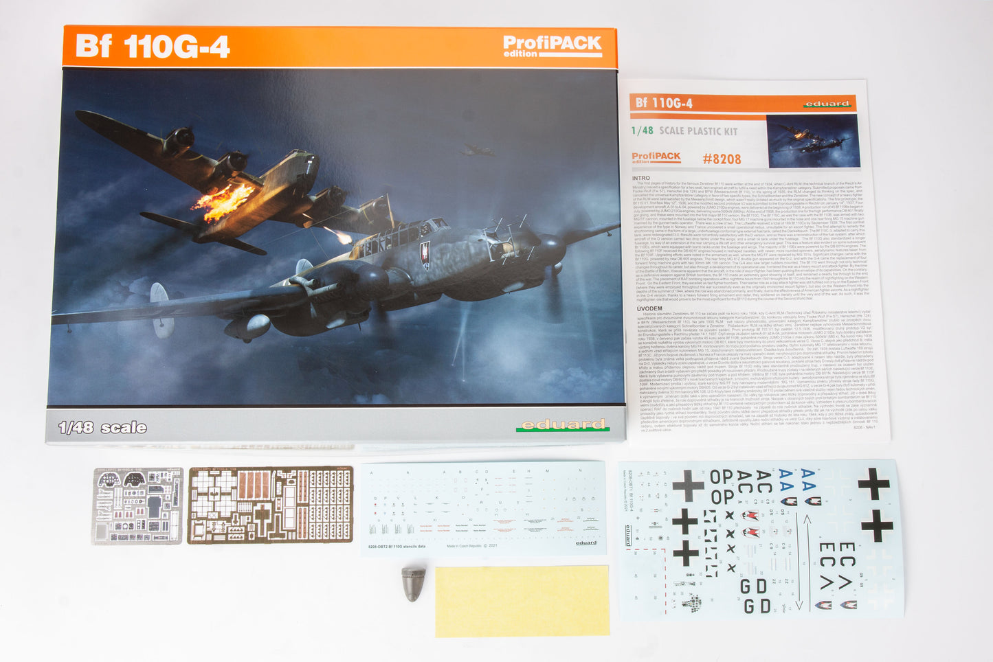 Eduard kits 8208 1:48 Messerschmitt Bf-110G-4 Profipack edition