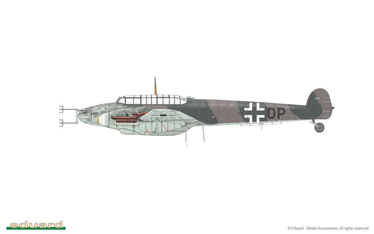 Eduard kits 8208 1:48 Messerschmitt Bf-110G-4 Profipack edition