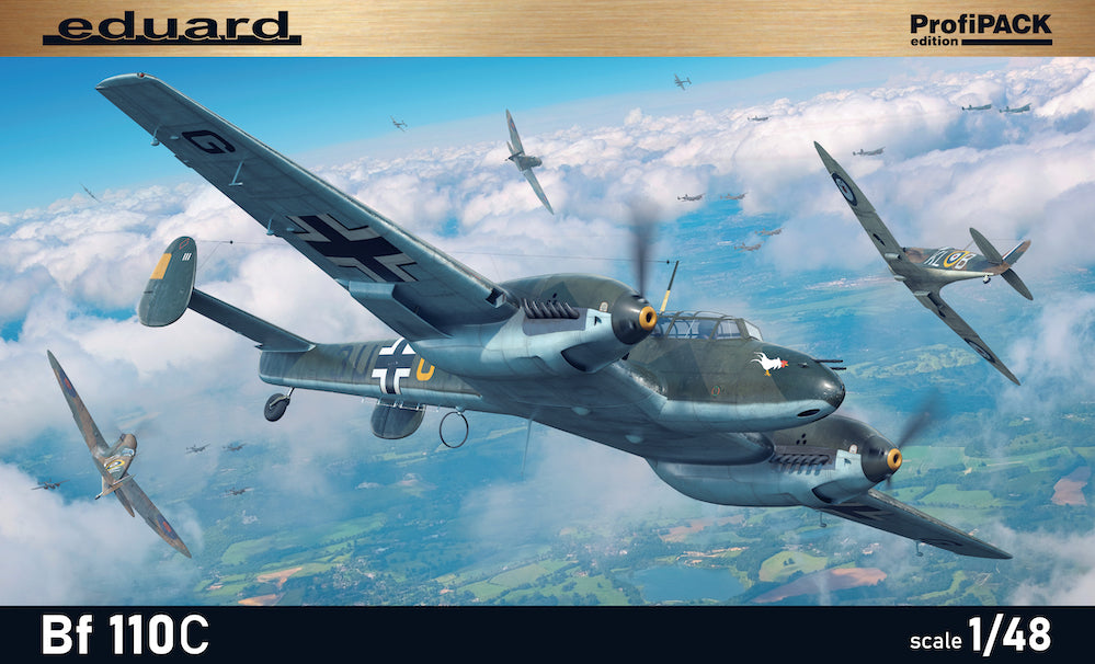 Eduard 8209 1:48 Messerschmitt Bf-110C ProfiPACK Edition