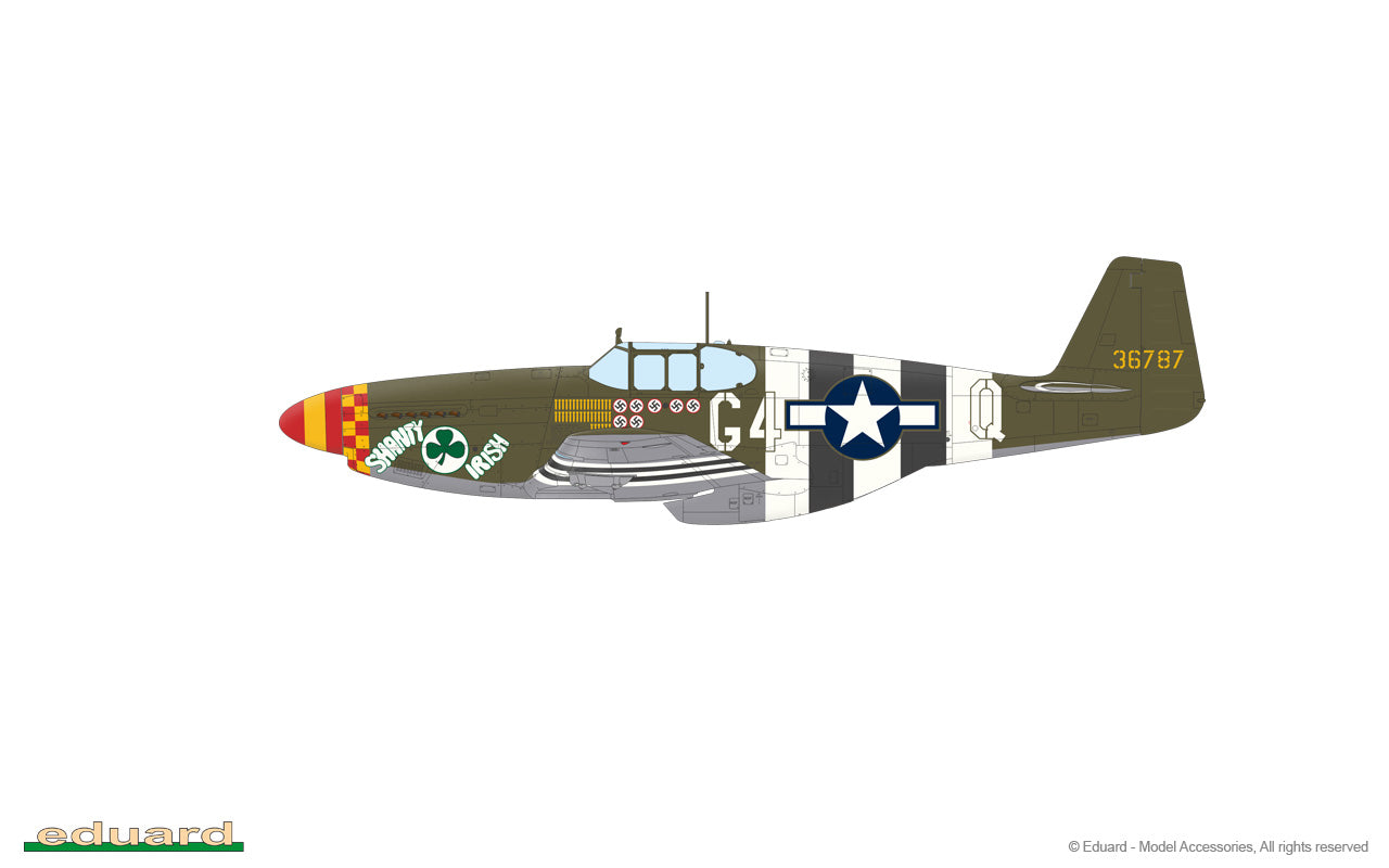 Eduard kits 82107 1:48 P-51B Mustang Birdcage canopy ProfiPACK edition