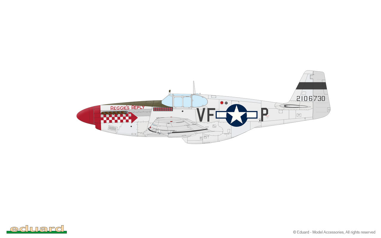 Eduard kits 82107 1:48 P-51B Mustang Birdcage canopy ProfiPACK edition